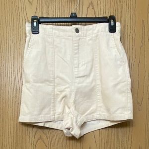 NWT Wild Fable White/Cream Corduroy Shorts